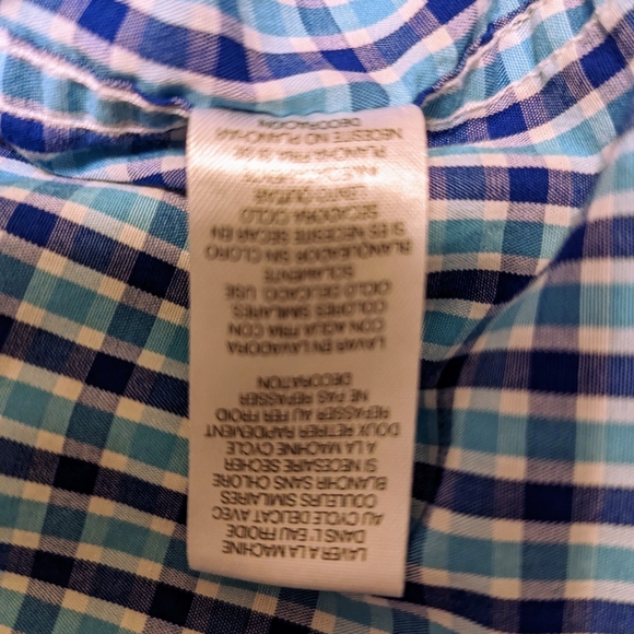 💥 5 for 25 💥 Boys Chaps dress shirt size 18/20 - Picture 5 of 7